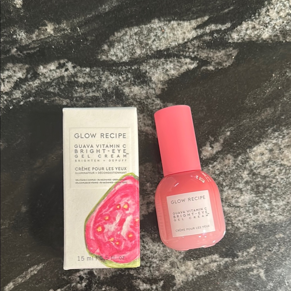 Glow Recipe Guava Vitamin C Bright-Eye Gel Cream - Pink
